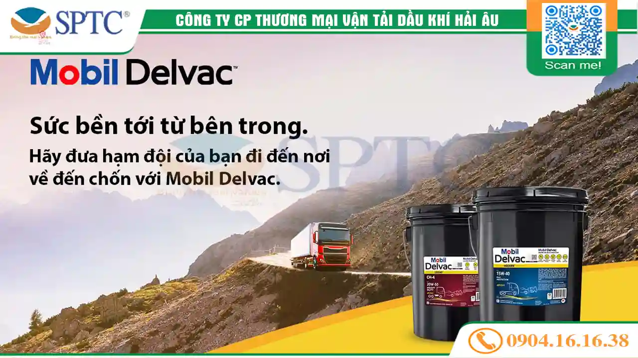 Mobil Delvac Modern 15W-40 hoặc 20w50 Full Protection sở hữu sức bền tới từ bên trong